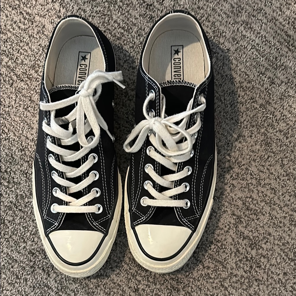 Men’s Chuck Taylor 70s Classic Black and White Low-Tops